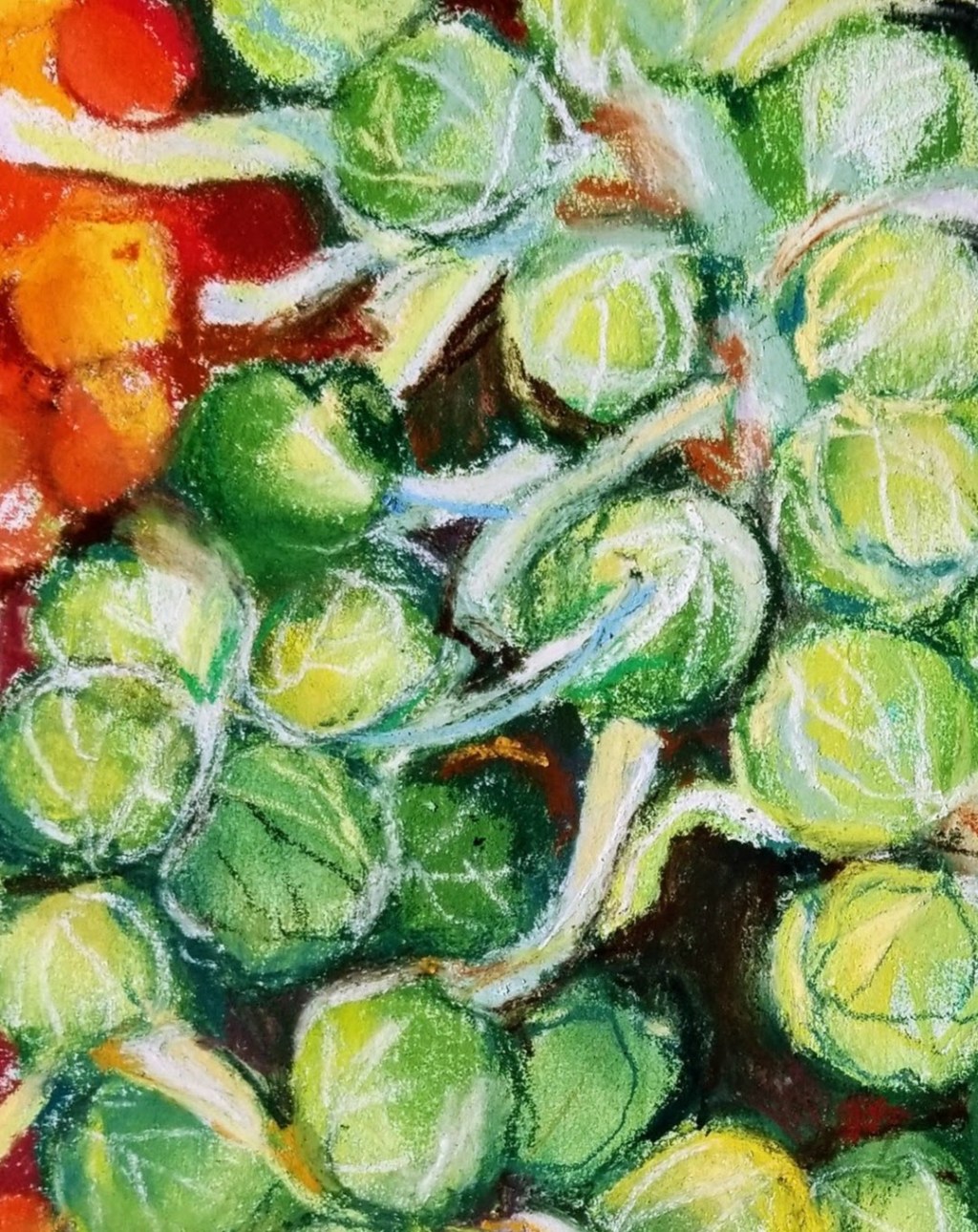 Brussell Sprouts with Grape Tomatoes