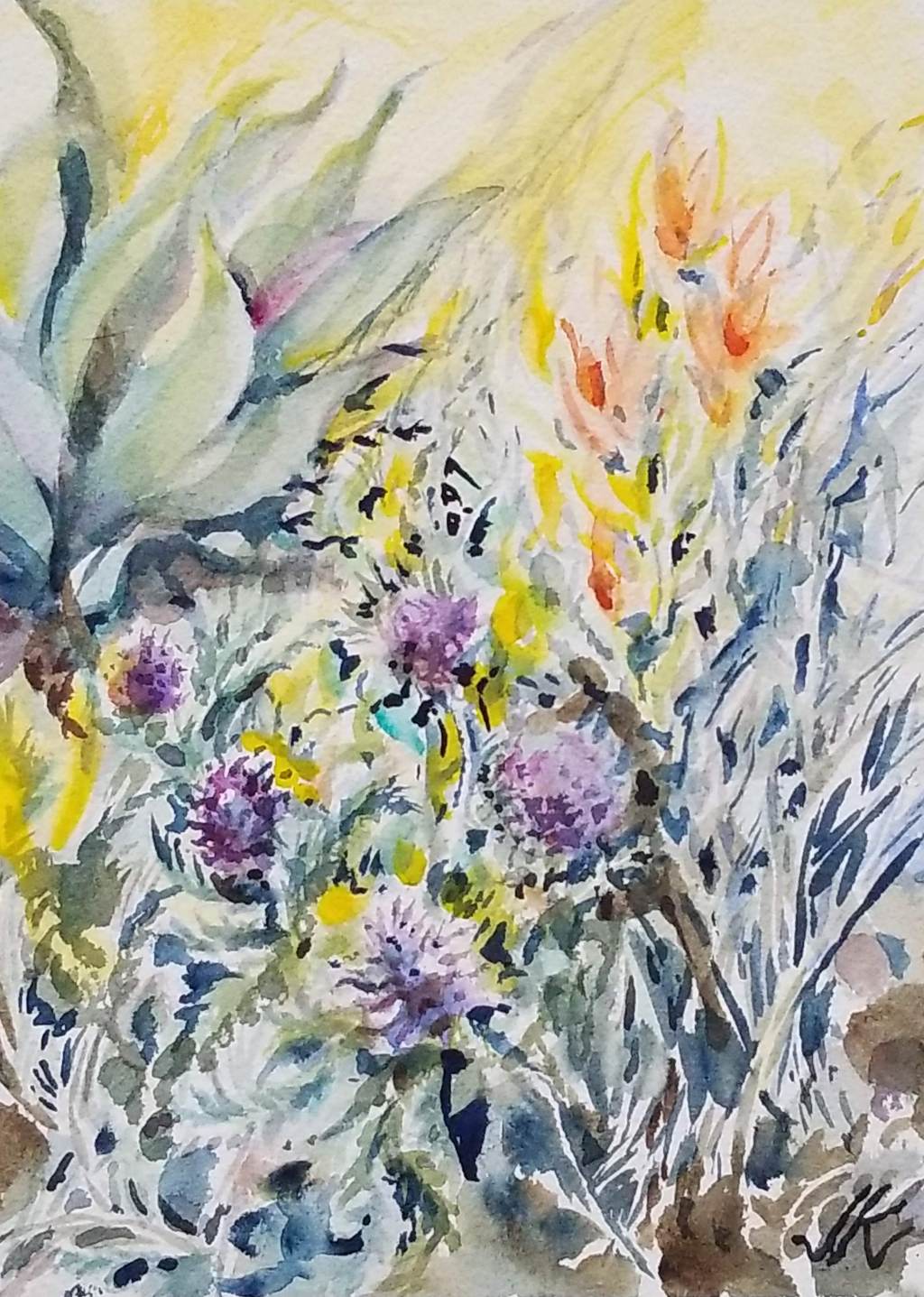 Paintbrush and Purple&nbsp;Fringe